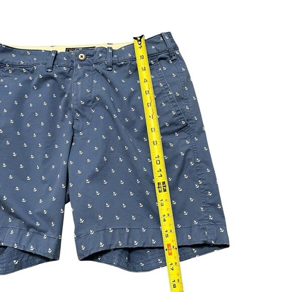 ABERCROMBIE & FITCH Men’s Stretch Blue Anchor Print Short Size 31 - Picture 5 of 7